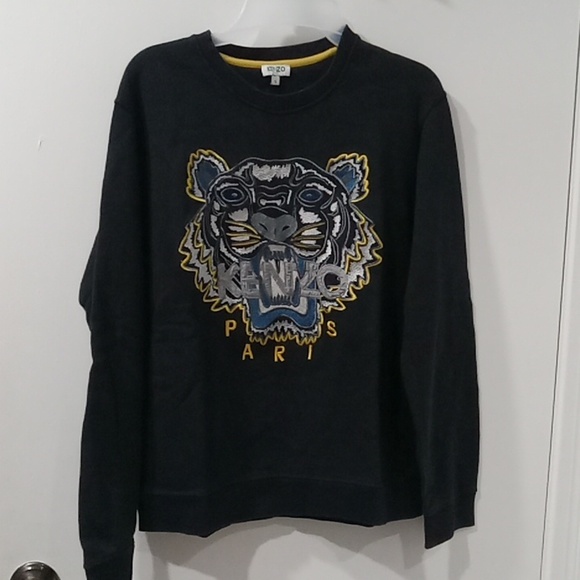 KENZO sweatshirt women size small tiger face